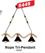 Rope Tri Pendant