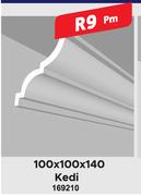 Ceiling Cornices Kedi (8m Per Pack)-100 x 100 x 140 Per m