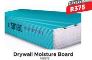Drywall Moisture Board 2.7 x 1.2 x 15mm