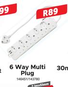 6 Way Multi Plug