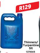 Lux Thinners/Turpentine 5lt 137954/6