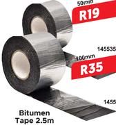 Bitumen 50mm Tape 2.5m