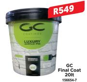 GC Final Coat 20lt 156654-7