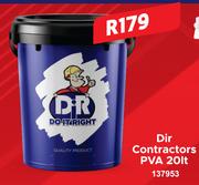 Dir Contractors PVA 20lt 137953