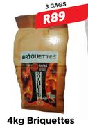 Briquettes 3 Bags- 4Kg