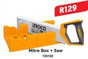 Ingco Mitre Box + Saw