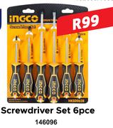 Ingco Screwdriver Set 6pce