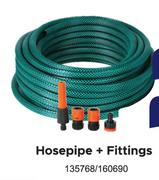 Hosepipe + Fittings 20mm x 30m