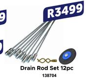 Drain Rod Set 12pc