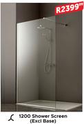 Soft Collection 1200 Shower Screen (Excl Base)