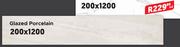 Glazed Porcelain 200x1200- Per Sqm