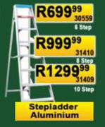 Step Ladder Aluminium 10 Step 31409