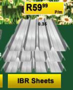 IBR Sheets 0.35-P/M