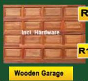 Wooden Garage Door Single