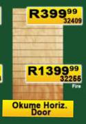 Okume Fire Door 32255