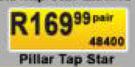 Star Pillar Tap 48400-Per Pair