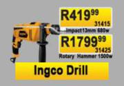 Ingco Impact Drill 13mm 31415 
