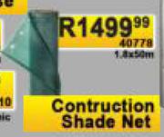 Construction Shade Net 1.8 x 50m 40778