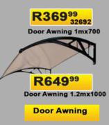 Door Awning 1.2m x 1000