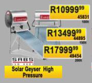 100Ltr High Pressure Solar Geyser 45831