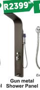 Gun Metal Shower Panel