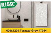 Terazzo Grey Tiles 600 x 1200 47062-Per m2