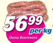 Ouma Boerewors-Per Kg