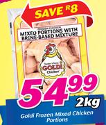 Goldi Frozen Mixed Chicken Portions-2Kg