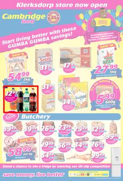 Cambridge Food : Klerksdorp Opening (7 Nov - 21 Nov 2017), page 1