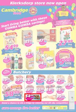 Cambridge Food : Klerksdorp Opening (7 Nov - 21 Nov 2017), page 1