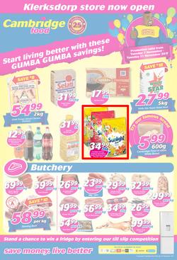 Cambridge Food : Klerksdorp Opening (7 Nov - 21 Nov 2017), page 1