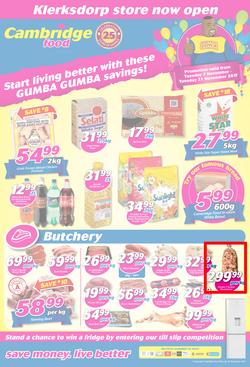 Cambridge Food : Klerksdorp Opening (7 Nov - 21 Nov 2017), page 1