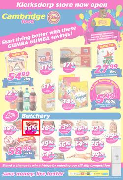 Cambridge Food : Klerksdorp Opening (7 Nov - 21 Nov 2017), page 1