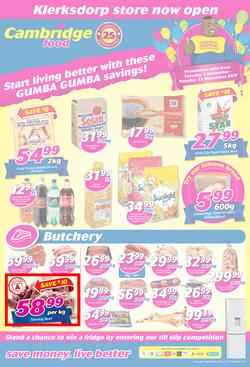 Cambridge Food : Klerksdorp Opening (7 Nov - 21 Nov 2017), page 1