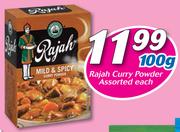 Rajah Curry Powder Assorted-100g