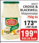Crosse & Blackwel Mayonnaise-6 x 750g