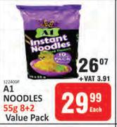 A1 Noodles 8+2-55g