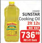 Sunstar Cooking Oil-12 x 2L