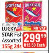 Lucky Star Fish Assorted-24 x 155g
