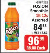 Fusion Smoothies Assorted-12 x 1L