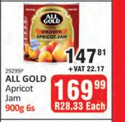 All Gold Apricot Jam-6 x 900g