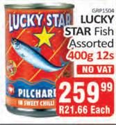 Lucky Star Fish Assorted-12 x 400g