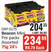Beacon Mini Pre Packs Assorted-24 x 75g