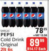 Pepsi Cold Drink Original-6 x 2L