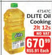D'Lite Oil Cooking-12 x 2L