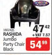 Rashida Jumbo Party Chair Black
