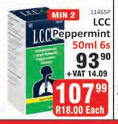 LCC Peppermint-6 x 50ml