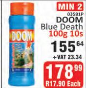 Doom Blue Death-10 x 100g