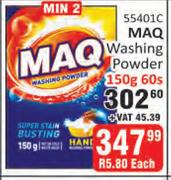 Maq Washing Powder-60 x 150g