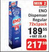 Eno Dispenser Regular 72 x 1 Pack